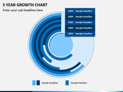 5 Year Growth Chart PPT Slide 3