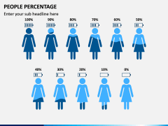 People Percentage Icons PPT Slide 4