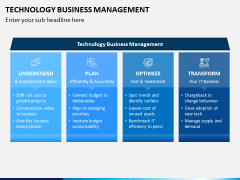 Technology Business Management PPT Slide 1