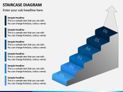 Staircase Diagram PPT Slide 9