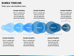 Bubble Timeline PPT Slide 1