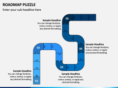 Roadmap Puzzle PPT Slide 6