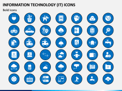 Information Technology (IT) Icons PPT Slide 8