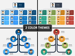 Creative Organizational Chart PPT Cover Slide