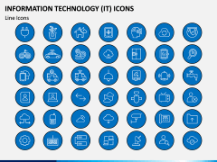 Information Technology (IT) Icons PPT Slide 2