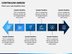 Continuum Arrow PPT Slide 1