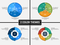 Arrow Process Wheel PPT Cover Slide