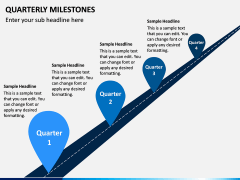 Quarterly Milestone PPT Slide 1