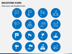 Milestone Icons PPT Slide 1