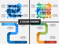 Roadmap Puzzle PPT Cover Slide