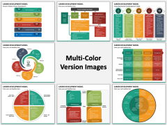 Career Development Model Multicolor Combined