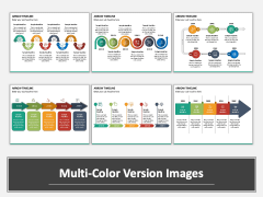 Arrow Timeline Multicolor Combined