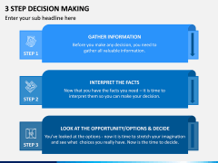 3 Step Decision Making PPT Slide 3