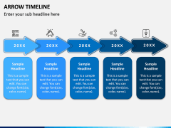 Arrow Timeline PPT Slide 1