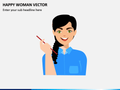 Happy Woman PPT Slide 5