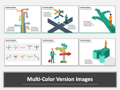 Decision Arrows Multicolor Combined