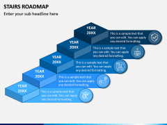 Stairs Roadmap PPT Slide 1