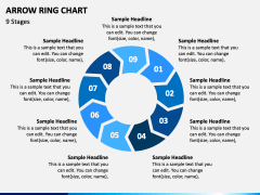 Arrow Ring Chart PPT Slide 7