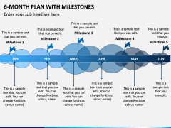 6 Month Plan With Milestones PPT Slide 1