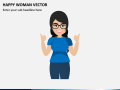 Happy Woman PPT Slide 4