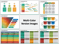 3 Year Business Plan Multicolor Combined