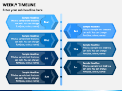 Weekly Timeline PPT Slide 5