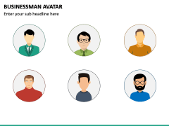 Business Man Avatar PPT Slide 3