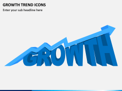 Growth Trend Icons PPT Slide 1