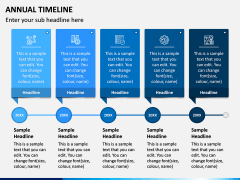 Annual Timeline PPT Slide 4