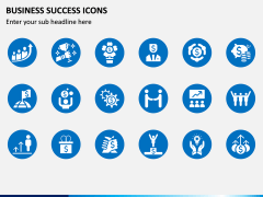 Business Success Icons PPT Slide 1