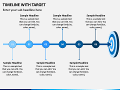 Timeline With Target PPT Slide 3