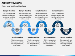 Arrow Timeline PPT Slide 7