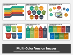 Learning Management System Multicolor Combined