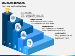 Staircase Diagram PPT Slide 3