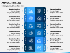 Annual Timeline PPT Slide 1