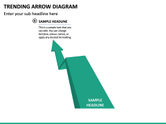 Trending Arrow Diagram PPT Slide 2