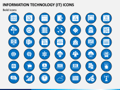 Information Technology (IT) Icons PPT Slide 7