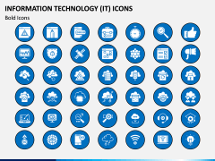 Information Technology (IT) Icons PPT Slide 9