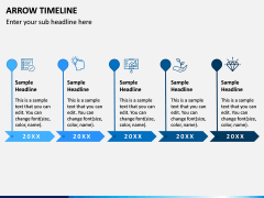 Arrow Timeline PPT Slide 3