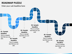 Roadmap Puzzle PPT Slide 2