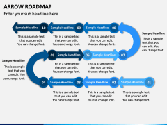 Arrow Roadmap PPT Slide 7