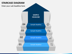 Staircase Diagram free PPT slide 1