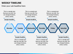 Weekly Timeline PPT Slide 3