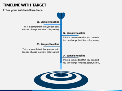 Timeline With Target PPT Slide 5