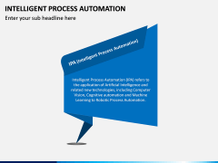 Intelligent Process Automation PPT Slide 1