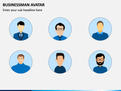 Business Man Avatar PPT Slide 1