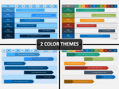 Gantt Chart Monthly PPT Cover Slide