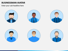 Business Man Avatar PPT Slide 2