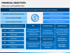 Financial Objectives PPT Slide 8