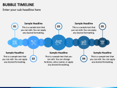 Bubble Timeline PPT Slide 7